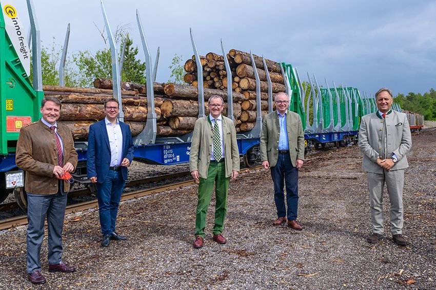 Neuer volldigitalisierter Holzlagerplatz in Amstetten eröffnet